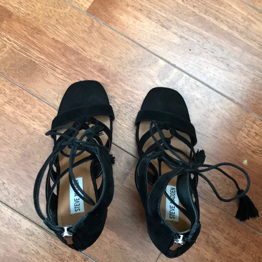 Steve Madden Lace up Heels - Picture 2 of 4